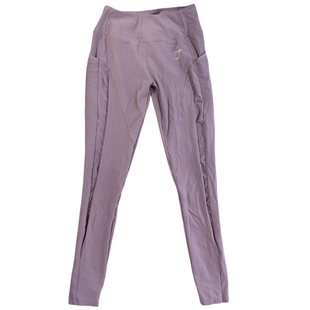 Purple gym shark leggings Small
